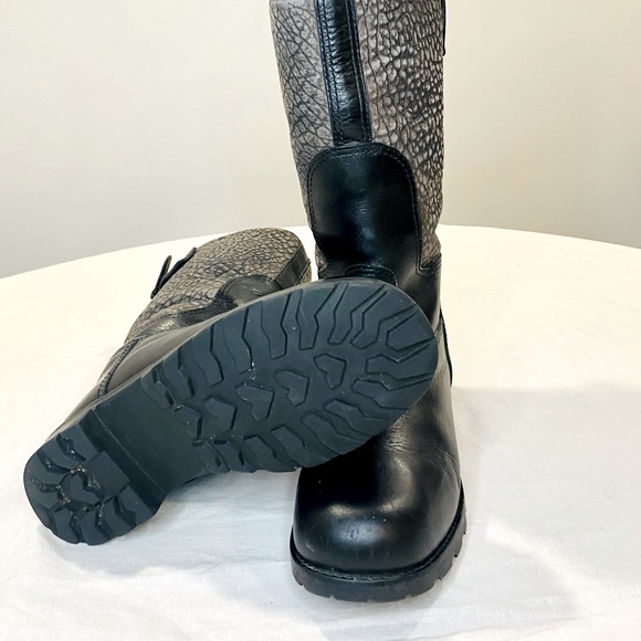 Tory Burch Fur Lined Leather Winter Boots Like New  Size 6.5 - Picture 12 of 12